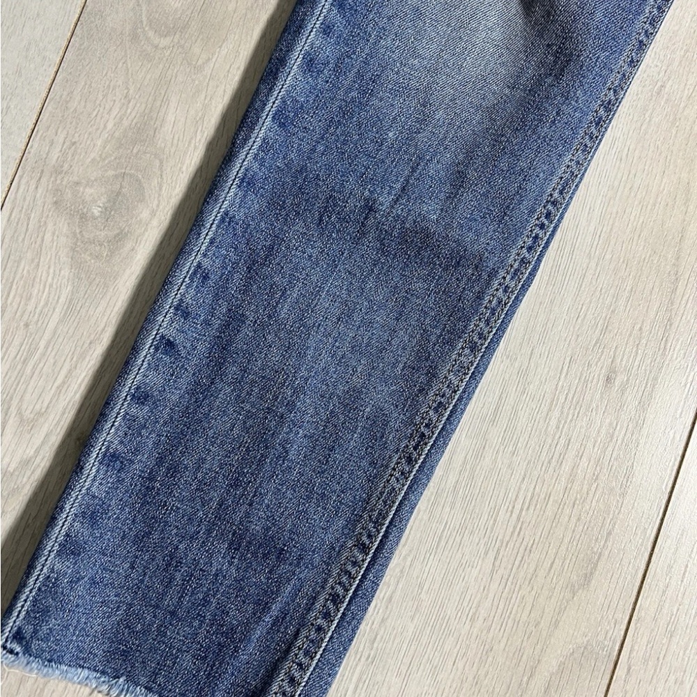 Rag Bone Blue Cotton Stretch The Slim Boyfriend Crop Jeans Sz 25 - Picture 7 of 10